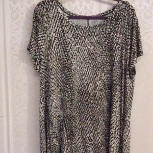 A.N.A. WOMAN plus size Sharkbite  Tunic